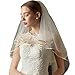 Shurhome Stylish Bridal Veil Delicate Multilayer Layers Fashionable Soft Bridal for Bride and Event Elegant Bride Outfit