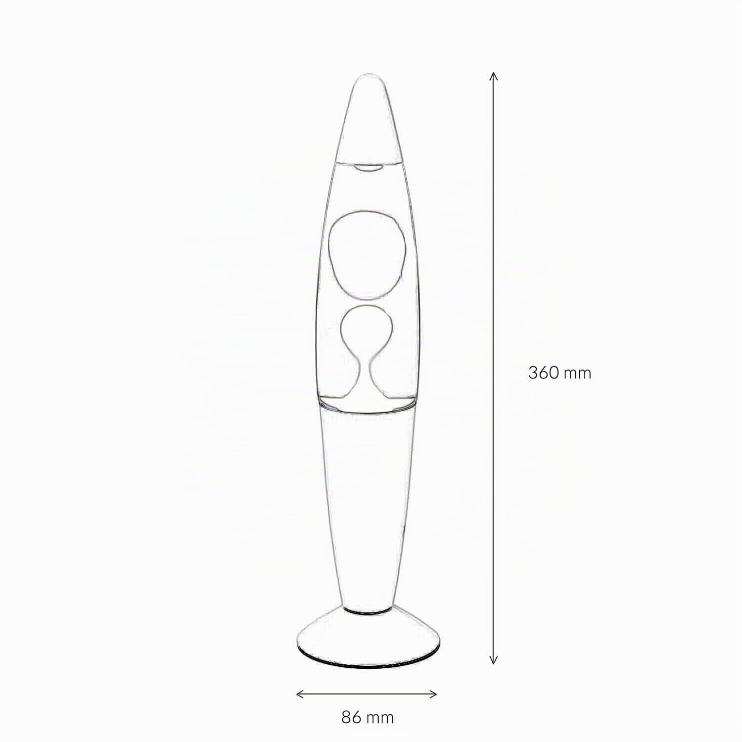 Lampe à lave 36 cm rouge lilas Timmy, lampe déco rétro, G9 25 W avec interrupteur à fil, idée cadeau pour Noël, ampoule incluse, mini lampe à lave rouge lilas