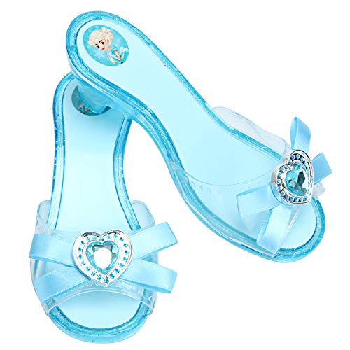 VGOFUN Girl Princess Dress up Shoes Role Play Shoes for Little Girls Toddler Age 3-6 (Blue)