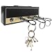Produktbild Hedallo Schlüsselhalter Wandmontage, Jack II Rack 2.0 JCM800 Gitarre Wand Schlüsselbrett, Schlüsselanhänger Haken Wandhalterung mit 4 Gitarrenstecker(Schwarz)