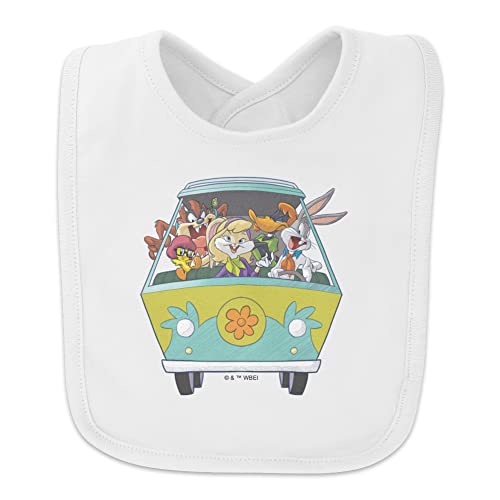 GRAPHICS & MORE WB 100th Looney Tunes Scooby-Doo Mashup Baby Bib - Pink