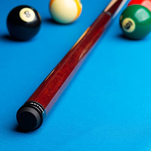 Action Actbjr Rosewood Break Jump Cue, 29" Hardrock Maple Billards Pool Cue Stick, 19Oz #TOP4