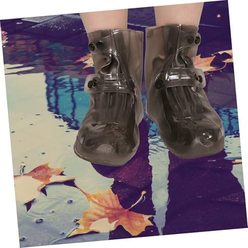 Cubiertas impermeables para botas GANAZONO, 1 par, para mujer y hombre, protector de calzado, cubrebotas antideslizantes para deportes miniatura 4
