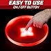 GoSports Ultimate Light Up Flying Disc, 175 Grams, with 4 LEDs - Red