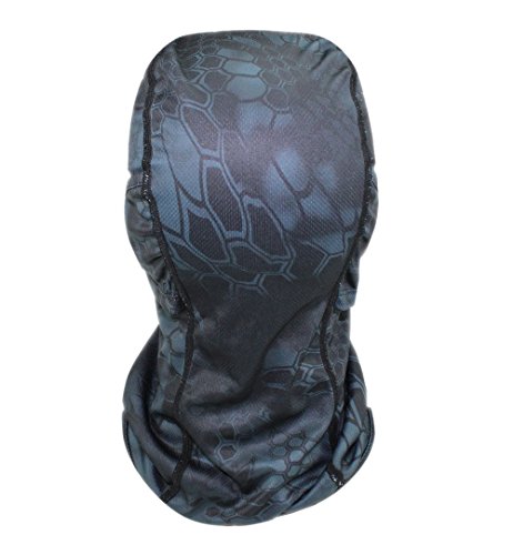 Ganway Men Cap Tactic Cs Equipment Cycling Mask Camouflage Headgear Ventilation Sunscreen Hat Ski Balaclava Face Masks (Black) #TOP2