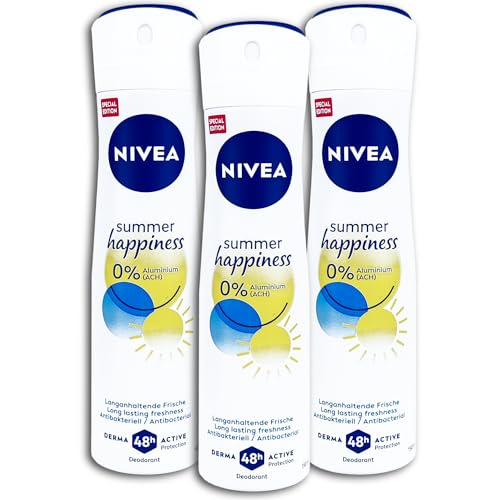 3 er Pack NIVEADeospray summer happiness Fresh Deodorant Spray 3 x 150 ml
