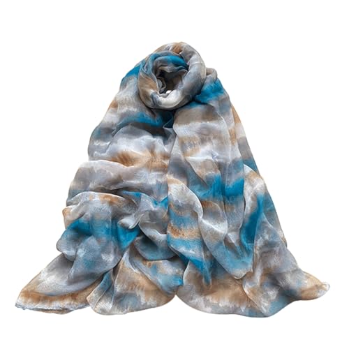 Fashion Scarf for Women Pashmina Neck Scarf Outfit Gradient Cashmere Blanket Shawl Lightweight