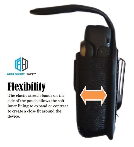 Accessoryhappy 4336656108 Ah Small Horizontal Leather Pouch, Holster Flip Phone With Belt Clip Belt Loop Case Fits Lg B470 Kyocera Cadence Lte Alcatel Go Flip/Myflip Flip Palm Phone Jitterbug And Most Flip Phones thumb #2