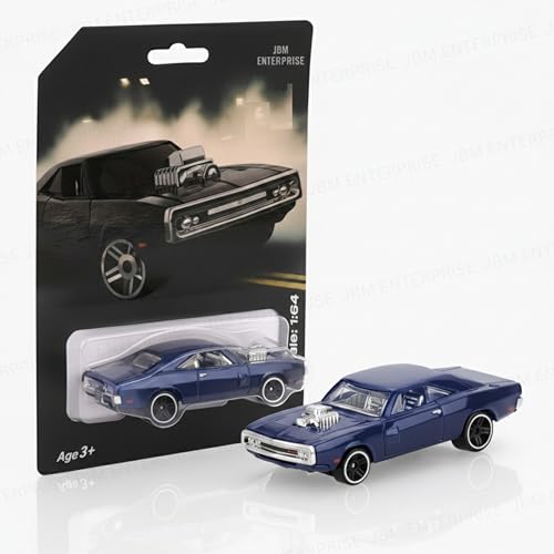Image of Classic Die-Cast Metal Sports Car Toy - Premium Vintage Vehicle Model with, Realistic Detailing, Alloy Wheels & Smooth Finish for Kids, Collectors & Gift Purpose (Blue) (Pack of 1)