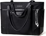 Laptop Bag for Women,ChaseChic Waterproof Classic Teacher's Tote Bag 15.6in Computer Work Bags for Women with Luggage Strap