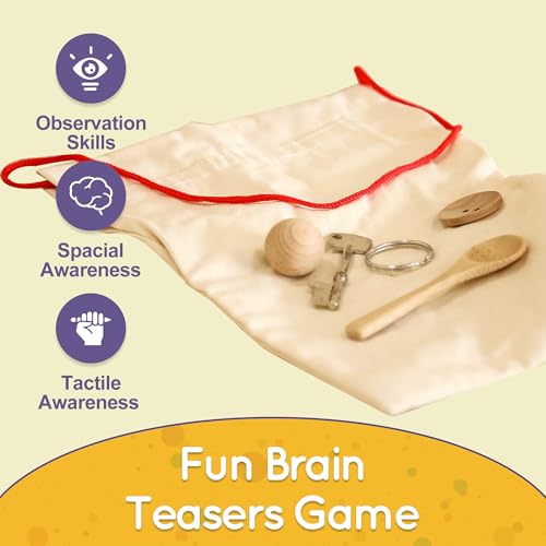 Image of MONTESSORI OUTLET Mystery Bag (Familiar Items) for 3-6 Years Montessori Education at School and Home