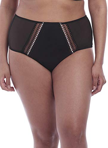 Culotte Matilda Elomi grand maintien et opacité totale en noir 4XL
