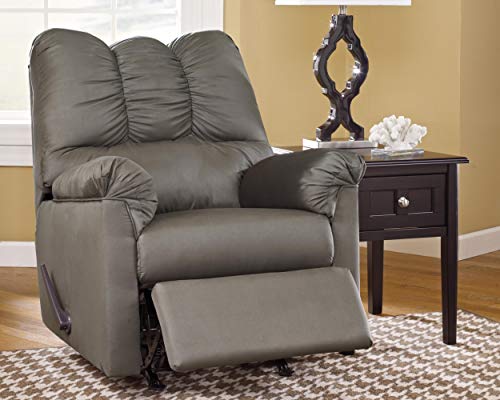 Signature Design By Ashley Darcy Casual Plush Manual Pull-Tab Rocker Recliner, Grayish Brown #TOP3