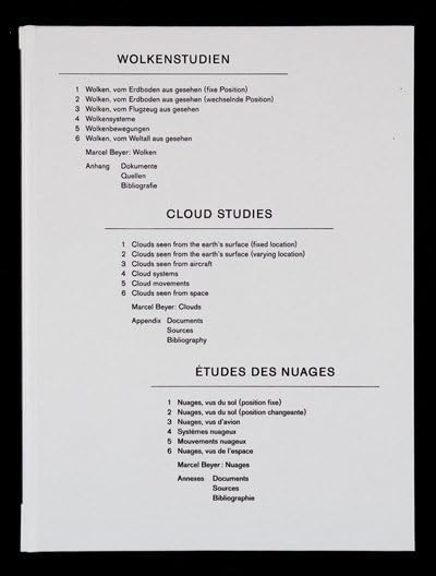 Helmut Volter: Cloud Studies