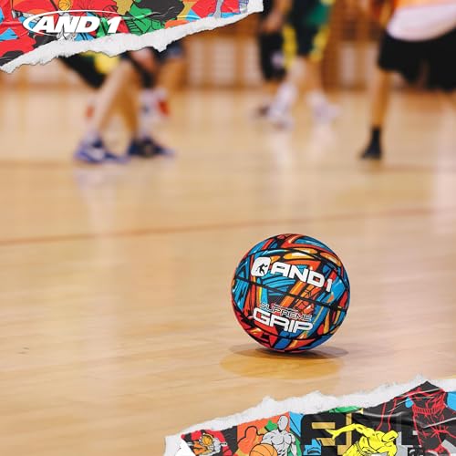 Image of AND1 Mini Basketball Pack Set for Kids (Deflated w /Pump Included): - 7-Inch Premium Youth Size Basketballs, Easy to Grip
