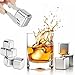 Produktbild REIDEA Whisky Steine, Eingefroren Eiswürfel, Wiederverwendbare Kühlsteine, Zum Kühlen von Whiskey oder Wein, Geschenke für Cocktail/Whiskyliebhaber, Barzubehör (8 Stück)