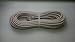 OEM 25 feet Ivory Phone Telephone Extension Cord Cable Line Wire With Standard RJ-11 Plugs Jacks