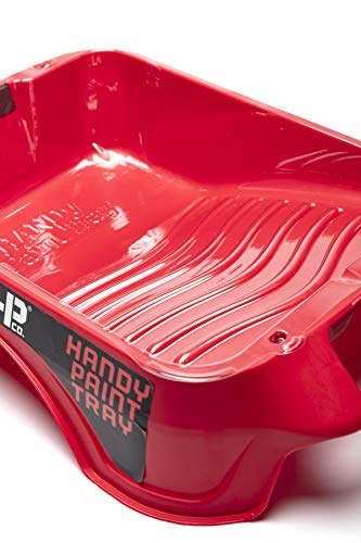 Handy Paint Tray, Deep-Well Design Holds Up To A Gallon Of Paint Or Stain, Sturdy Handles On Both Ends, Integrated Magnetic Brush Holder #TOP6
