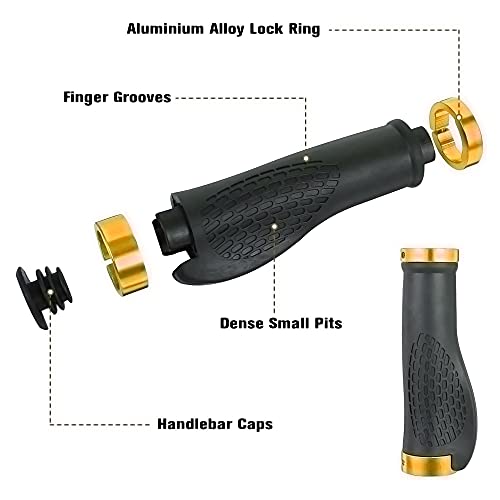 Fahrradgriffe von JINGYOUDAMAI Ergonomische Griffe für Fahrräder