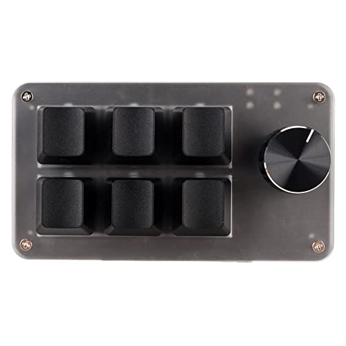 Teclado mecánico Vikye 6 teclas con perilla USB-A miniatura 6