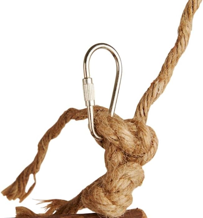 You & Me by Petco Chirp Up The Ladder Rope & Wood Bird Perch Large