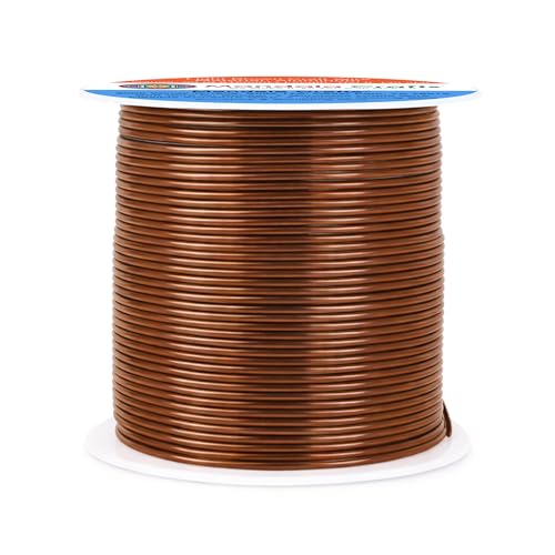 Image of Mandala Crafts 20 Gauge Light Brown Anodized Aluminum Craft Wire, 100 FT | Colored, Flexible, Bendable, for Bonsai, Armature, Sculpting, Wire Wrapping, Jewelry Making, Weather & Tarnish Resistant
