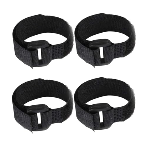 Lot de 4 colliers de coq anti-corbeau - Sans bruit de corbeau - Pour poulet, canard, oie - Noir - Longueur : 20,5 cm