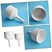 NUSITOU 2pcs Laboratory Filter Funnels Set, 100ml 60ml White Buchner Scientific Filling Funnels for Liquid Transfer and Filtration in Lab and Industrial Use