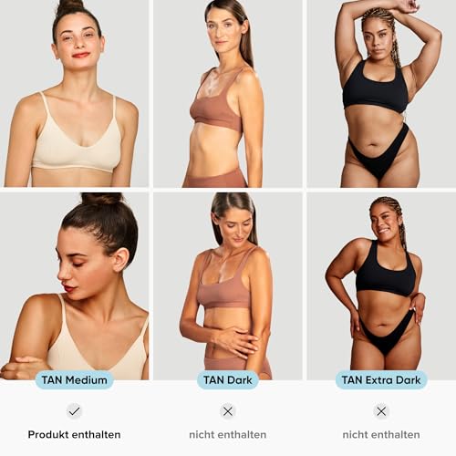 IONIQ ONE Sprayer | die Revolution der Hautpflege | Kosmetik schnell & streifenfrei ohne Hände dank Magnetic Skin Technologie am ganzen Körper auftragen (Bundle TAN & Scrub, 1 stück (1er Pack)) – Bild 4