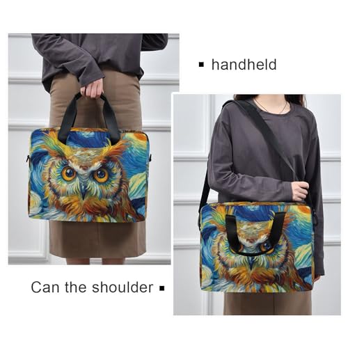 Funda para portátil ALAZA Owl Starry Sky 13-15.6 pulg miniatura 2