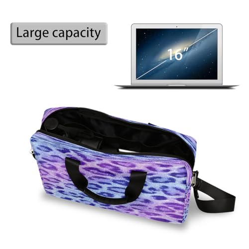 Bolso maletín impermeable para laptop de 16 pulgadas morado miniatura 5