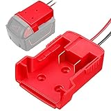 2 Pieces Battery Adapter Compatible with Milwaukee M18 Battery 18V Dock Adapter Holder Power Mount...