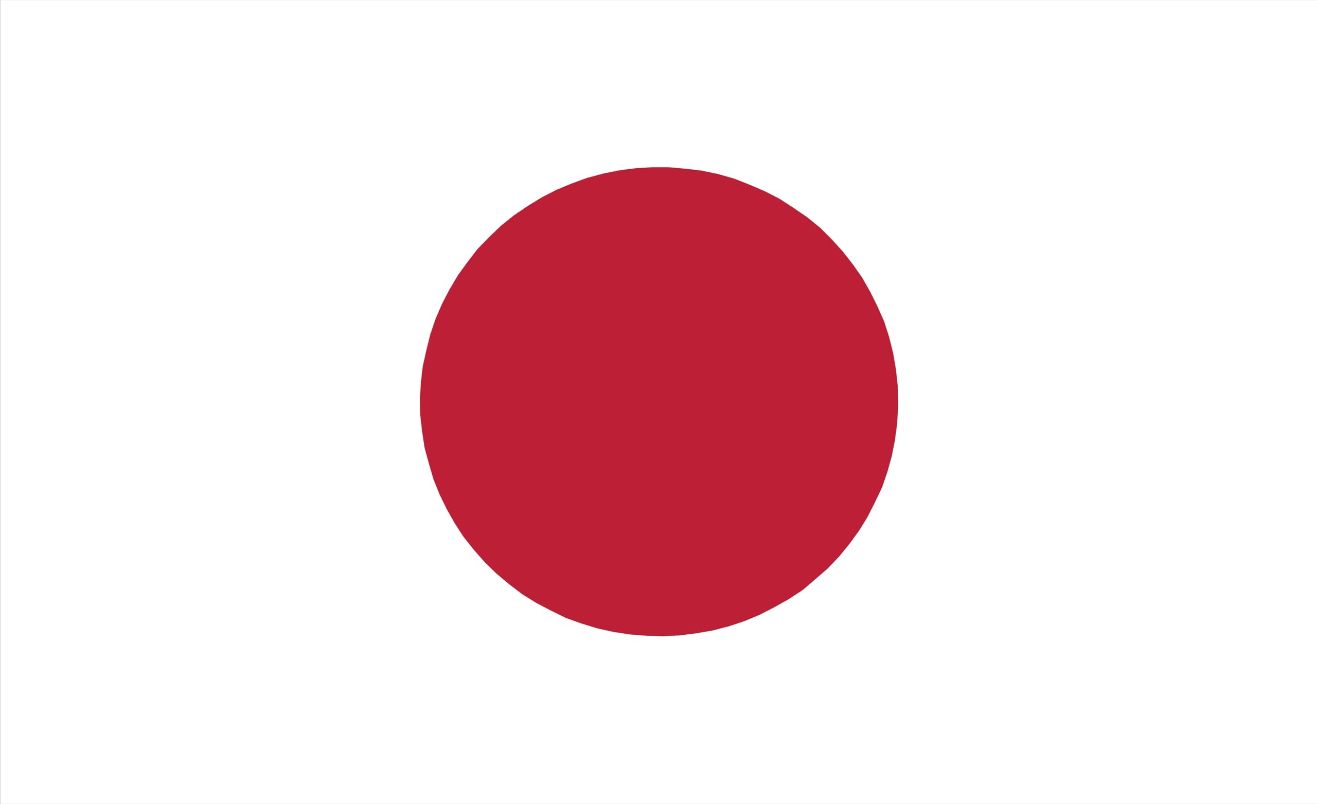 Drapeau du Japon national rouge et blanc de taille 150x90 cm pour bateau et mât