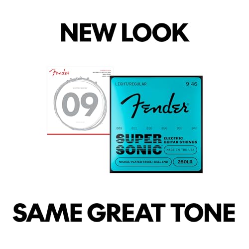 Image of Fender Super 250 Nickel-Plated Steel Electric Guitar Strings, Light Regular Gauge .009-.046, Model 250LR, Model 0730250404