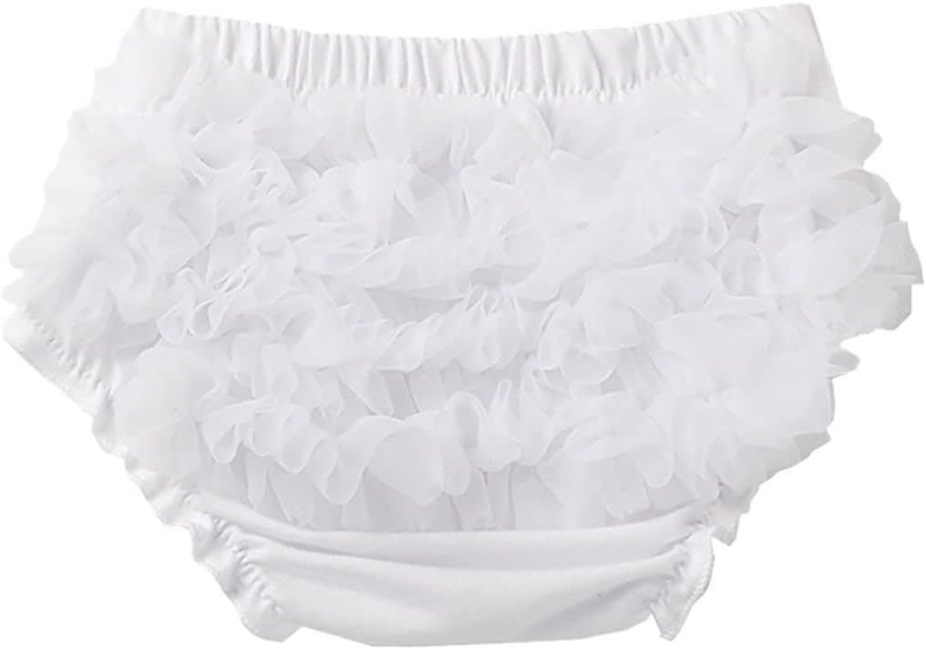 Toddler Infant Baby Girls Lace Ruffle Bloomers Elastic Cotton Tutu Briefs Panties Bottom Shorts