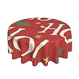 Manteles Ho Ho Ho Elegante Cubremesa Moderno Hule 152Cm para Mesa Hogar Comedor