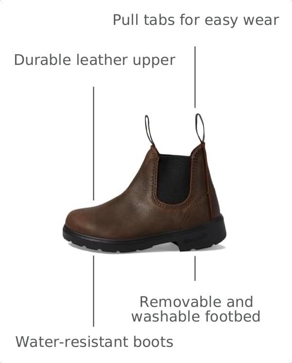 Image of Blundstone unisex-child Chelsea Boots(little Kid)