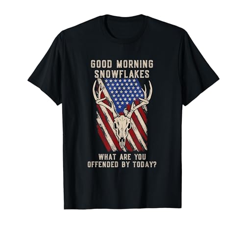 Funny Anti Liberal Woke Conservative T-Shirt, Men, Black, Large
