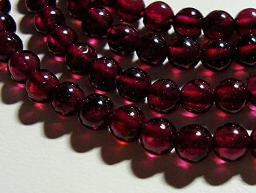 Rhodolite Grenat perles 4mm pour fabriquer un bracelet cadeau personnalisé