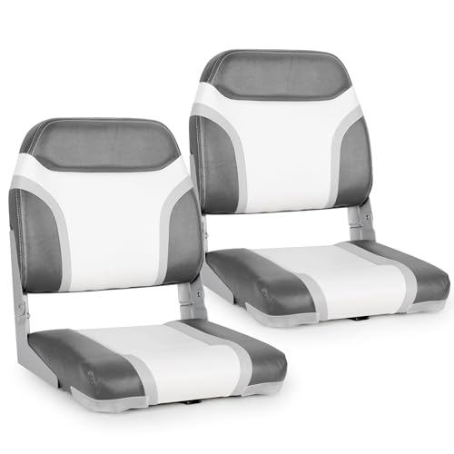 Sièges de bateau pliables anti-corrosion pour naviguer sans mal de dos