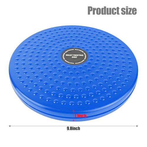 HUAJIAN Waist Whisper Disc,Body Twister Waist Twister Body Shaping Rotating Board for Women's Twisting Sports Equipment Aerobic Exercise Foot Massage(Blue) by H H&J HUAJIAN - Image 2