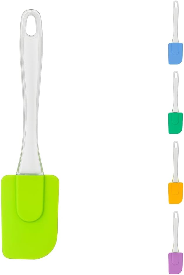 Espátula de Silicone com Cabo Ergonômico Colorida Premium
