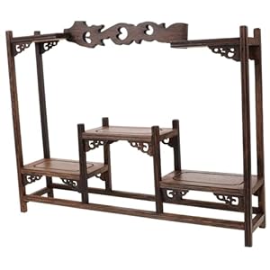 DIKACA Hölzernes Antikes Standregal 'Retro Kuriosität'