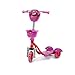 XUEYING-KickScooter La Musique de Scooter des Enfants 2-4-6-8 Ans de Scooter à Trois Roues de glissière de bébé (Couleur : Pink)