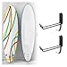 SOFXnng 2Pcs Wall Mounted Surfboard Rack Snowboard Rack Hanger Surfboard Wall Rack Display Stand Storage Rack for Indoor Outdoor