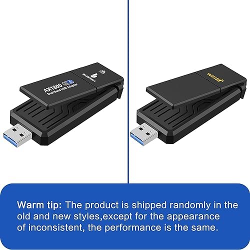 Adaptador WiFi para PC de escritorio, adaptador USB WiFi 6, 1800Mbps, 2.4G/574Mbps, 5G/1201Mbps, antena de doble banda 5dBi de alta ganancia, WPA3, compatible con Windows11/10