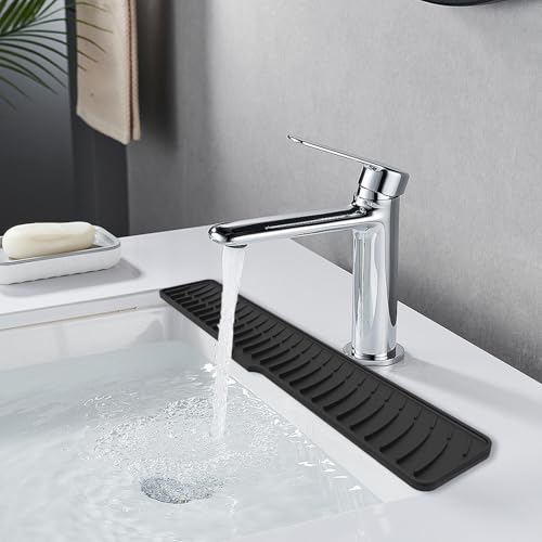 Tapis de robinet d'évier de cuisine en silicone flexible et antidérapant - 5