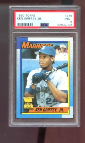1990 Topps #336 Ken Griffey Jr. All-Star Rookie PSA 9 Graded Baseball Card MLB MINT