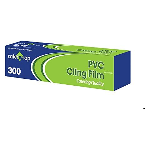 Caterwrap Large Catering Roll Cling Film 300mmx300m (1 Roll) Cover