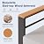 Aoxun Aluminum Patio Furniture Set 4 Seats, Oversized Outdoor Sectional with Washable Thick Cushions, Coffee Table and Waterproof Cover, Patio Conversation Sets for Porch, Balcony, Deck